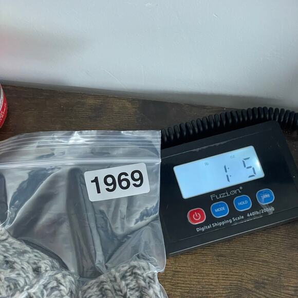 Lineamaglia Women's Wool-Blend Gray Sweater Large Open Cardigan Made in Italy - Picture 8 of 8